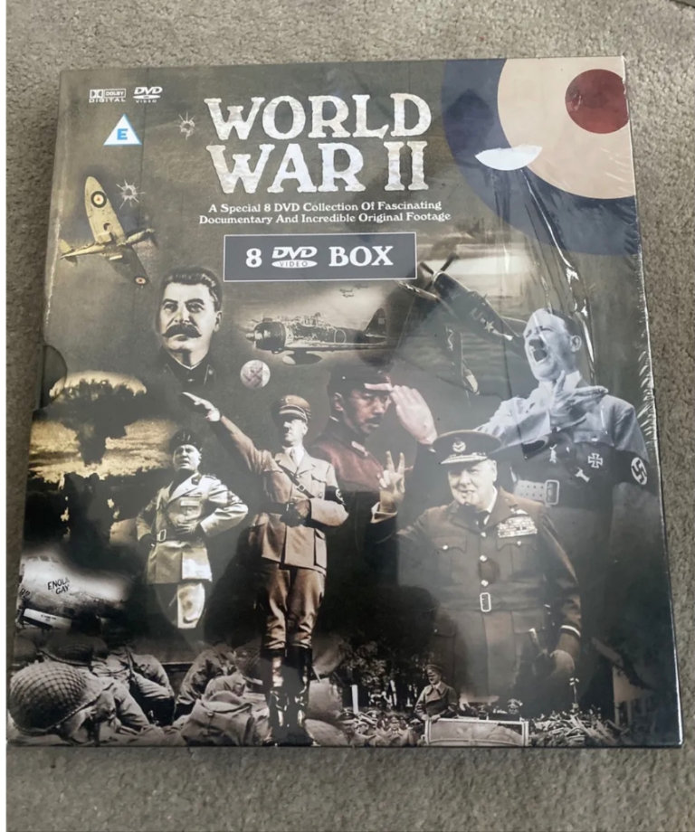 World War 2 - DVD 8 Disc Set - in presentation box . Still Sealed