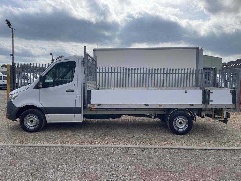 2020 Mercedes-Benz Sprinter 2.1 316 CDI L3 LWB 14FT DROPSIDE - WHITE Dropside Diesel Automatic