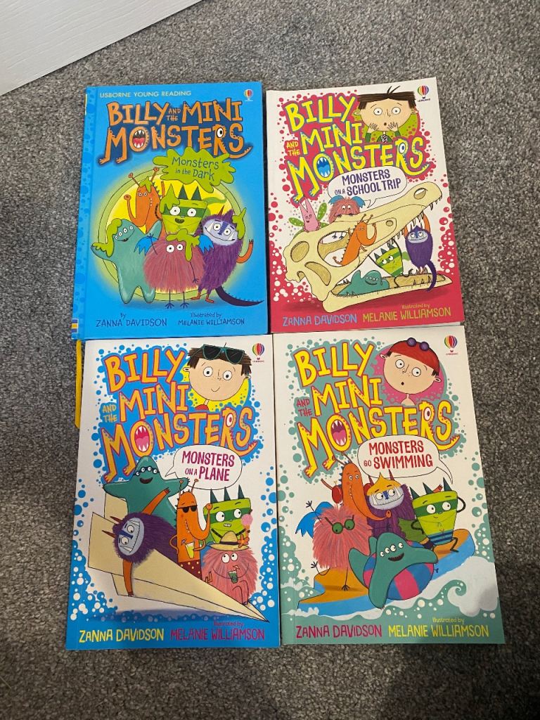 Billy and the Mini Monsters Book Set – 4 Books, excellent Condition for ...