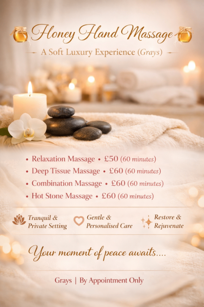 🍯 Honey Hand Massage – Relax, Rejuvenate 🍯