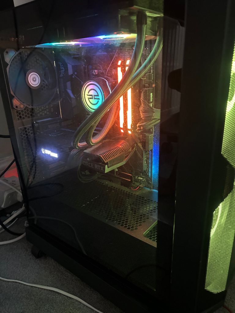 PcSpecialist Gaming PC, 360HZ monitor and Corsair Mechanical Keyboard