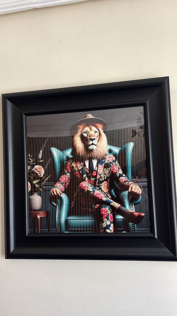 Lion with suit
