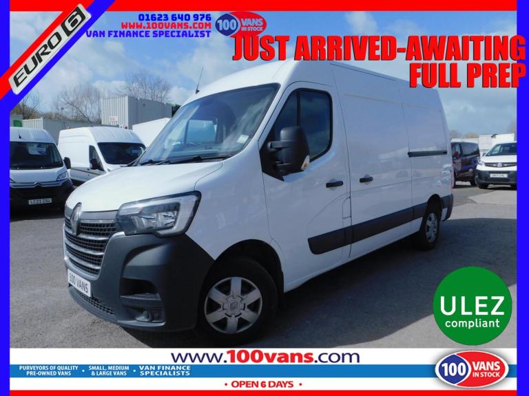 2021 Renault Master MM35dCi 135 Business+ Medium Roof Van PANEL VAN DIESEL Manual