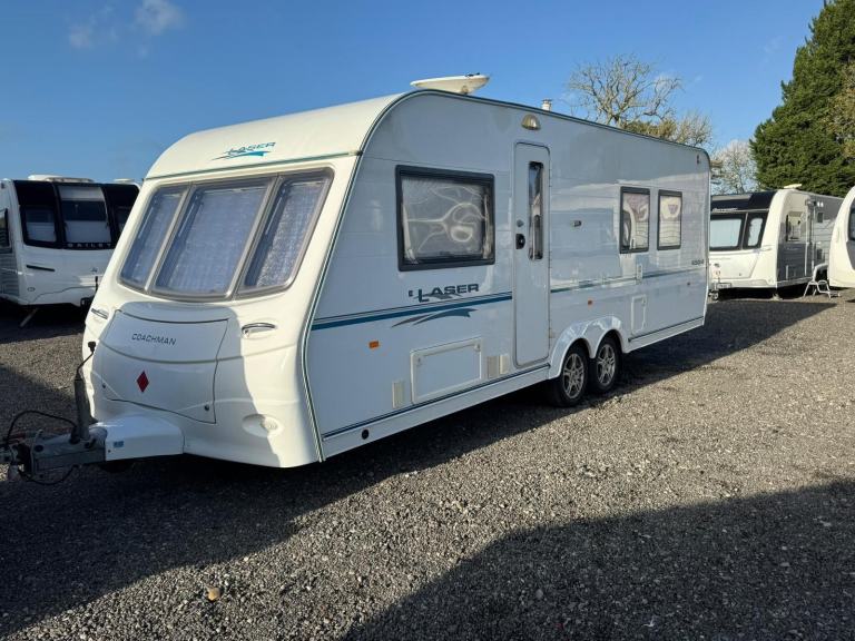 2007 COACHMAN LASER 650/4 4 BERTH FIXED ISLAND BED CENTRE WASHROOM