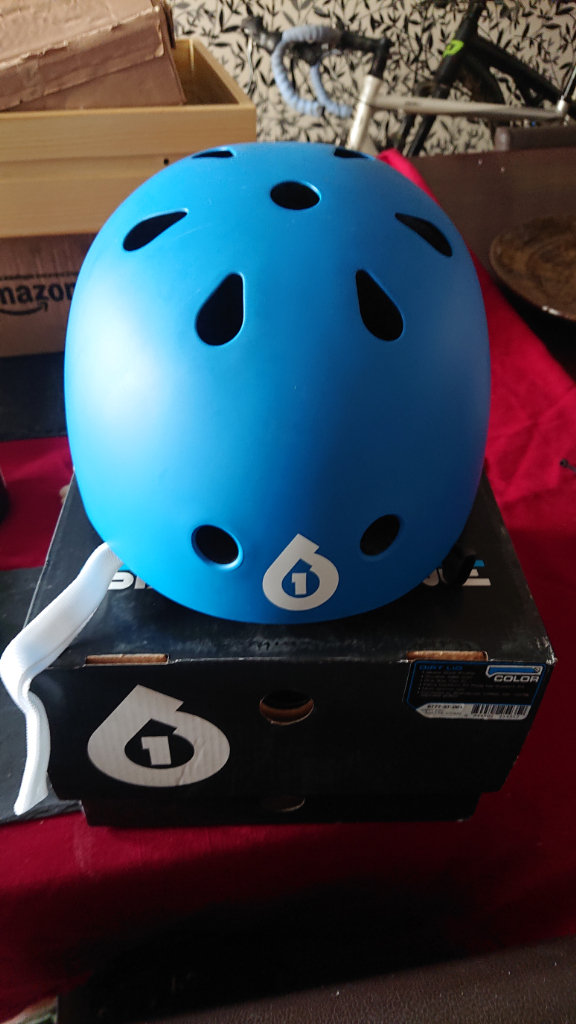Sixsixone six six one 661 Cyan Blue Dirt Lid Bike Bicycle Skate Board Helmet