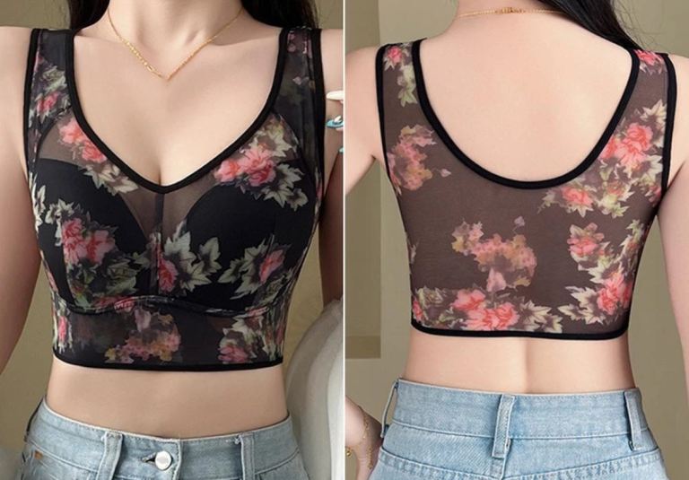 Lace cooling bras x 2