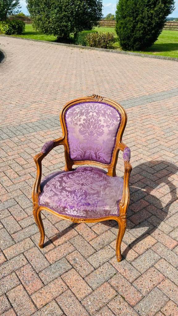  LOUIS ROCOCO FRENCH ORNATE STYLE CHAIR