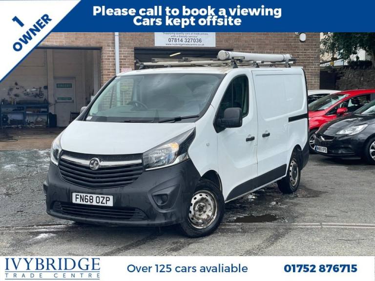 2018 68 VAUXHALL VIVARO 1.6 CDTI 2900 PANEL VAN 5DR DIESEL MANUAL L1 H1 EURO 6 (