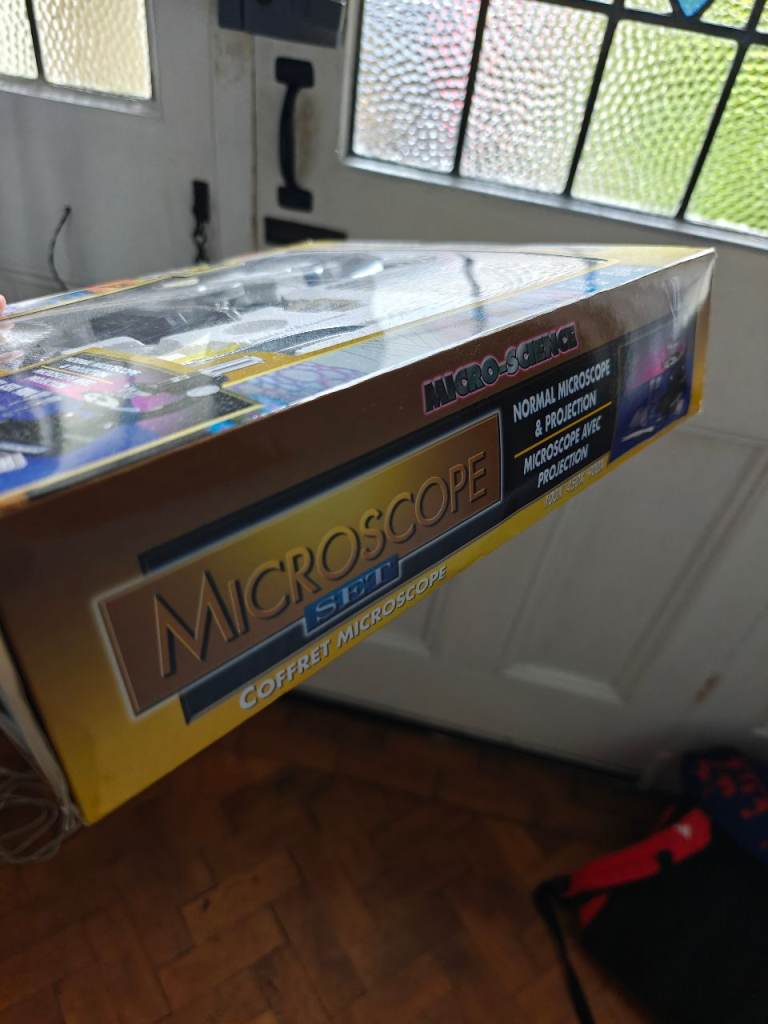 Microscope with slides
