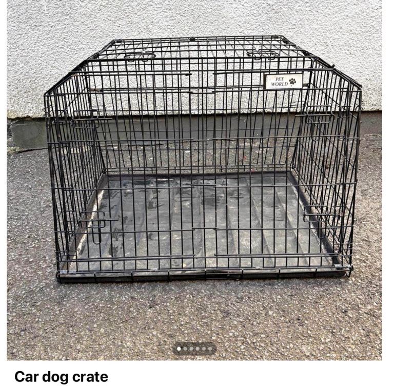 Car Dog Crate