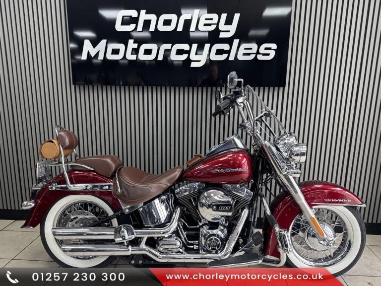 2017 Harley Davidson delux 1690 st FLSTN custom cruiser, immaculate and gleam...