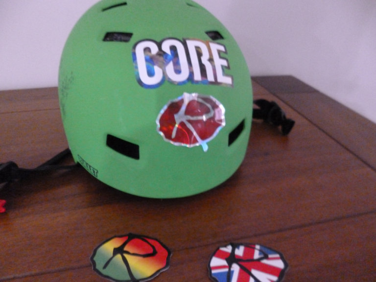 Street Protection Youth’s ramp or bike  head protection in Green