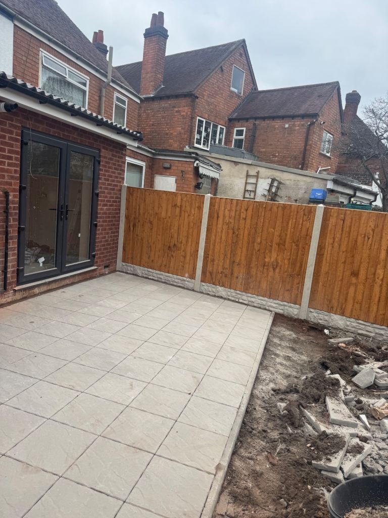 fencing work , slabs work and all kind of garden related works