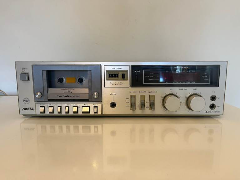 Vintage Technics RS-M215 Stereo Cassette Tape Deck Player/Recorder
