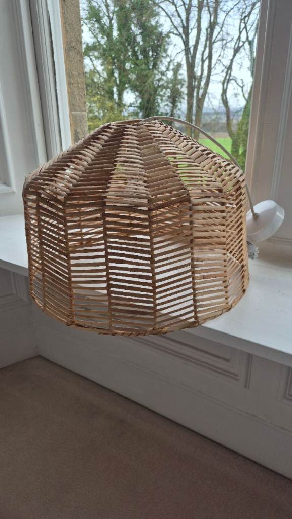 Ikea wicker light shade