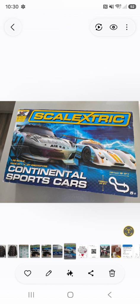Scalextric Continental Sports Cars Set