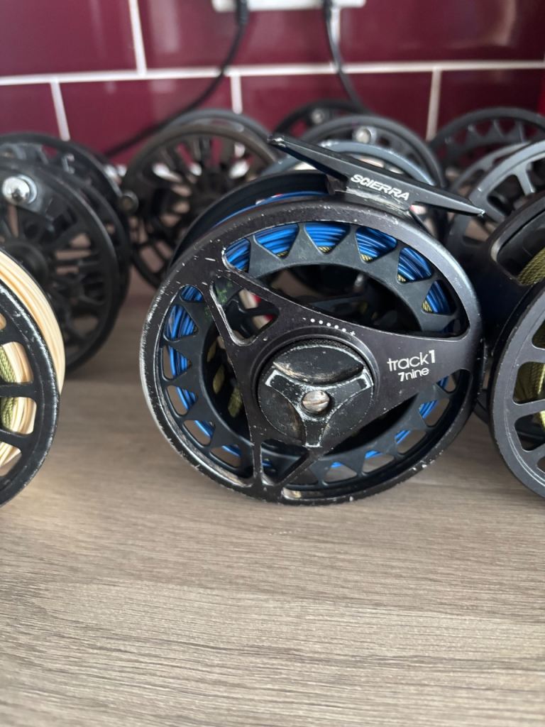 Scierra track 7/9 fly reel with spare spools 