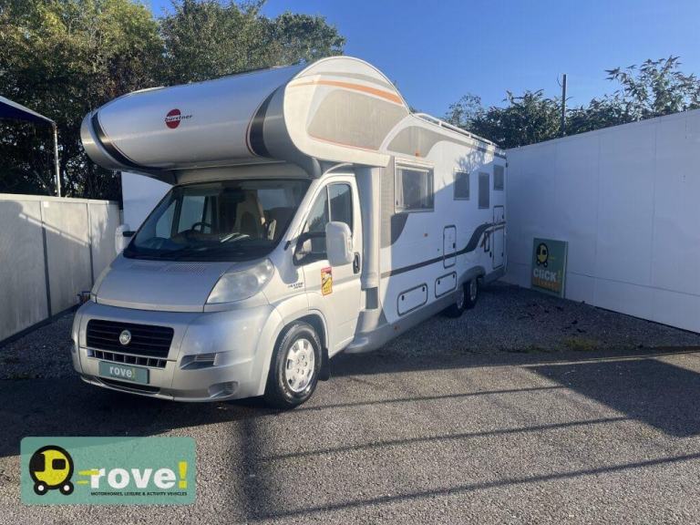 Burstner Argos A748-2 6 berth 4 belt end garage motorhome