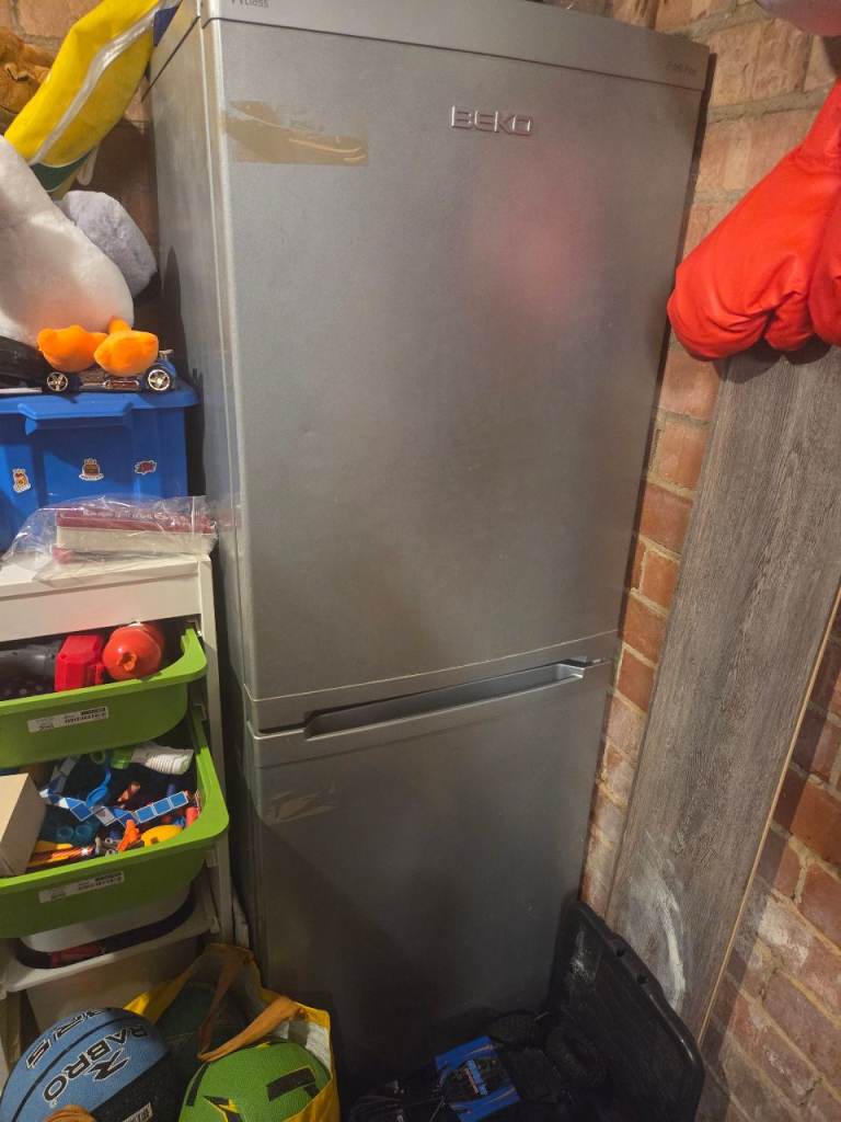 Good Condition Silver Fridge Freezer for Sale