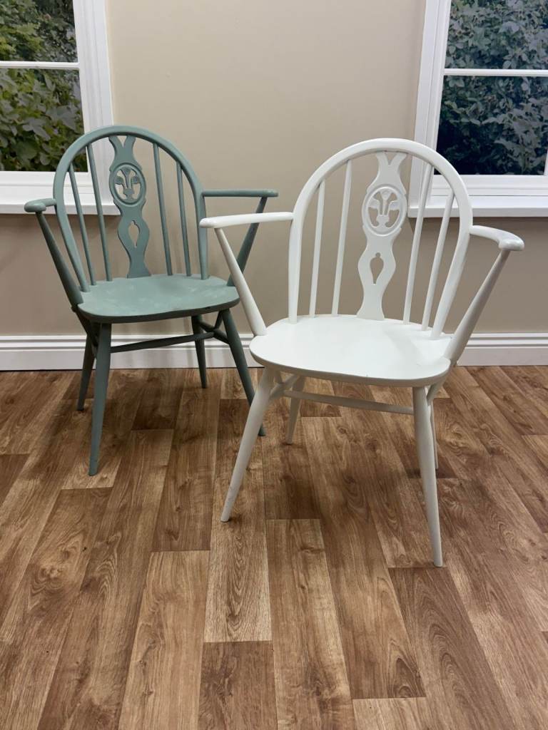 Ercol Windsor carvers 1960"s