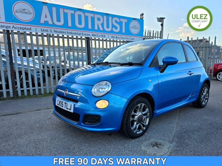 2015 Fiat 500 1.2 S 3dr Dualogic HATCHBACK Petrol Automatic