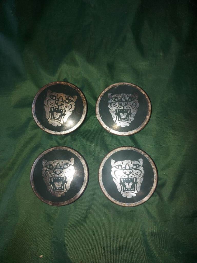 Genuine Jaguar wheel centre caps