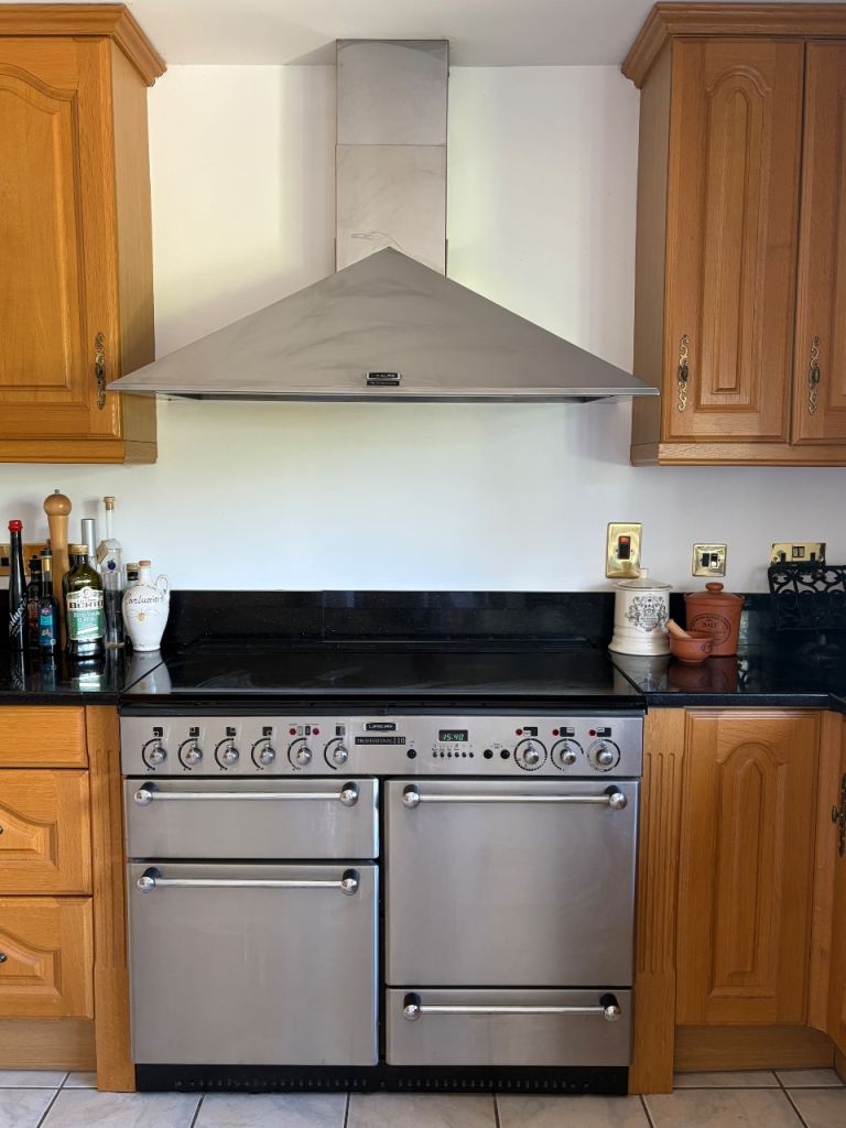 Leisure Professional 110 Dual Fuel Range Cooker + Hood, Glass Lid + Accessories