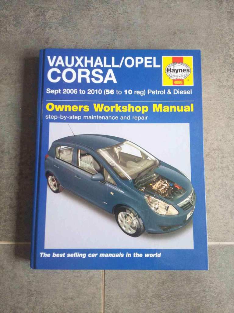 Haynes Manual For Vauxhall/Opel Corsa 2006-2010
