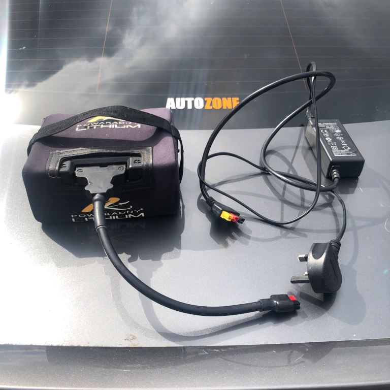 Powakaddy lithium battery for electric trolley 