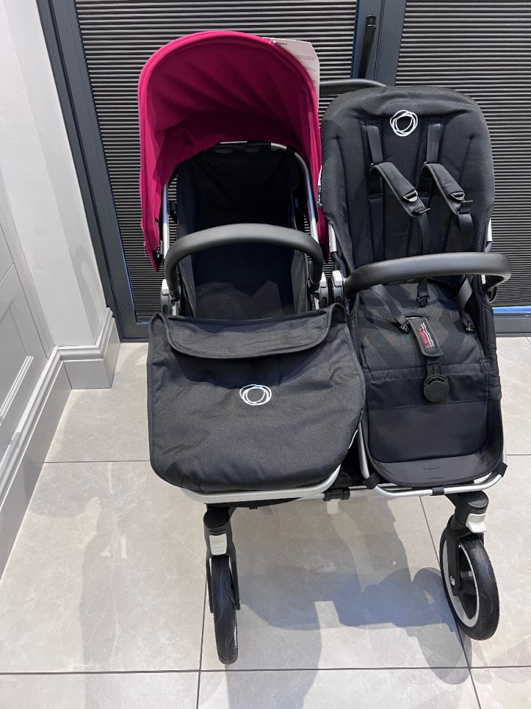 Bugaboo Donkey 2 Double Buggy Stroller Set - New