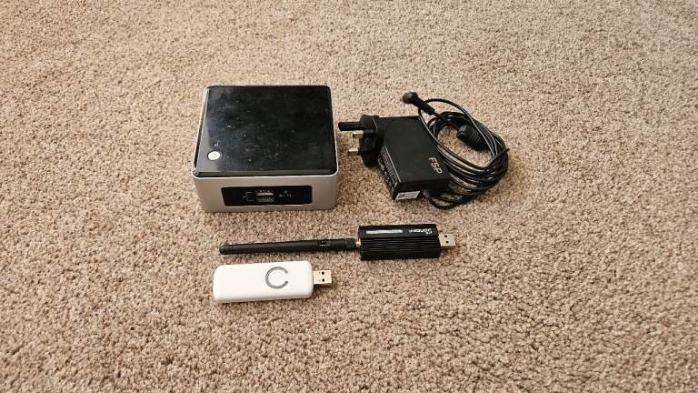 NUC5CPYH Mini PC with Home Assistant pre installed.