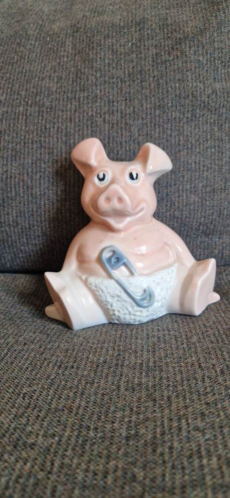 WADE NAT WEST PIG WOODY MONEY BANK. EXCELLENT CONDITION.