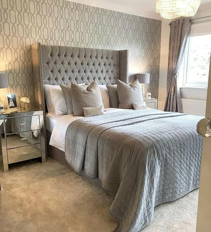 A Selection Of Luxury Double Bed Frames With Memory Mattress Included Available Asap