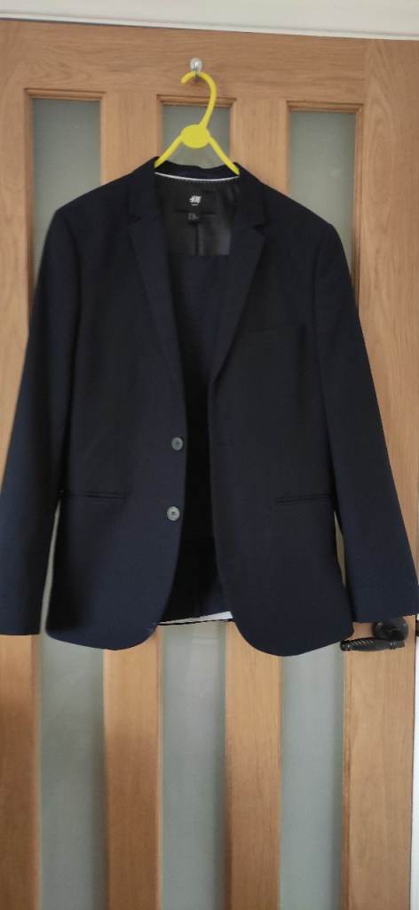 Suit Dark Blue H&M