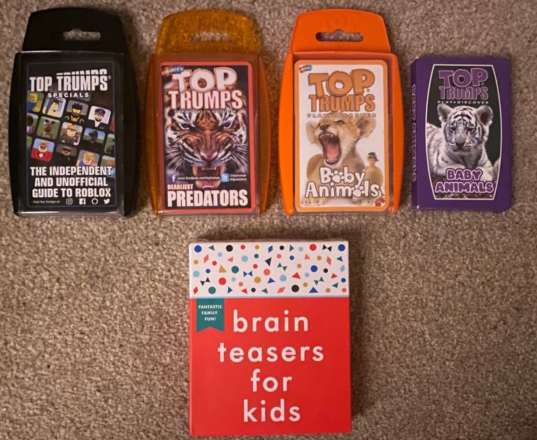 Top Trumps sets, Roblox, Baby animals, Predators, Brain teasers for kids
