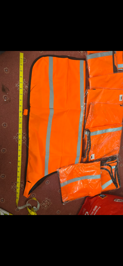 Dog hi-vis £3 each 9 of them!
