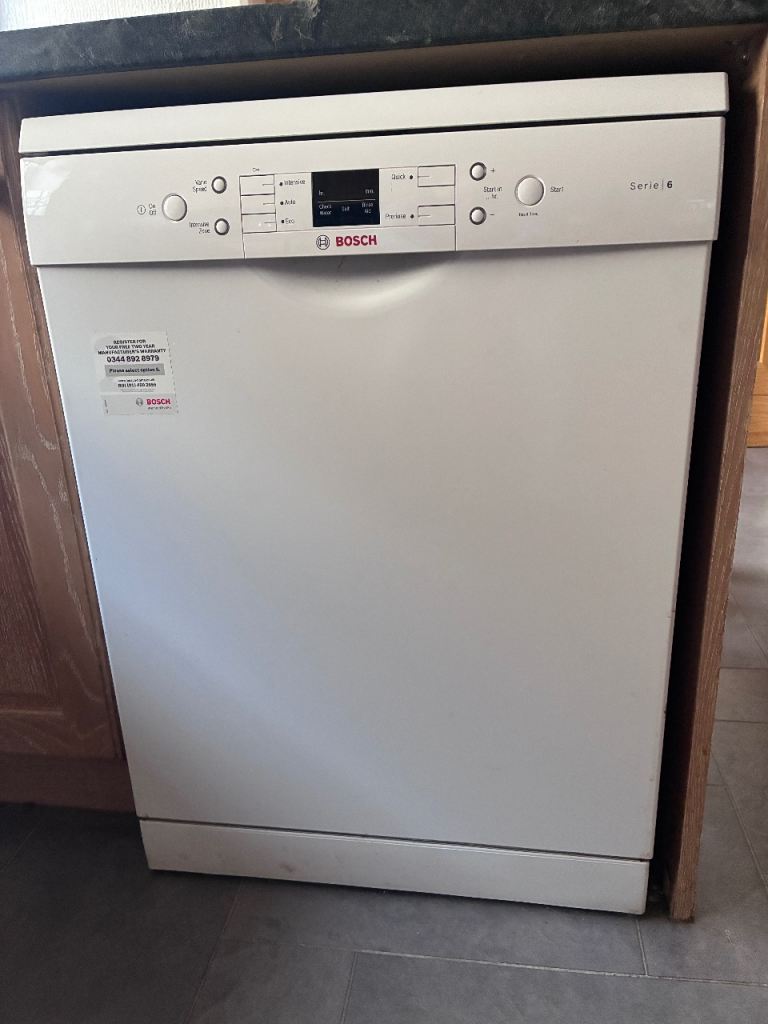 Bosch washing machine, dishwasher and Siemens fridge freezer