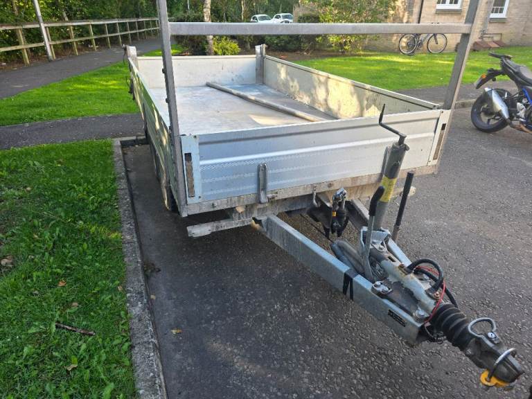 Tipper trailer 12x5 with ramps