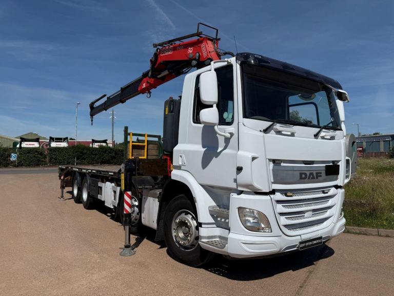DAF CF 450 2015 (65) EURO 6, 8X4 DOUBLE DRIVE, 26FT 5 CHEESEWEDGE BEAVERTAIL 
