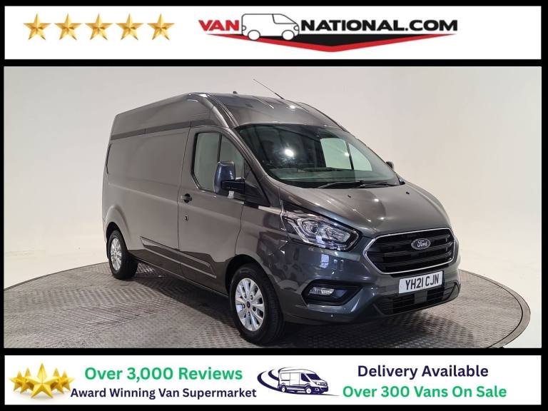 2021 Ford Transit Custom 2.0 300 ECOBLUE LIMITED L2 H2 H/R 170 BHP LWB 170 BHP Panel Van Diesel M...