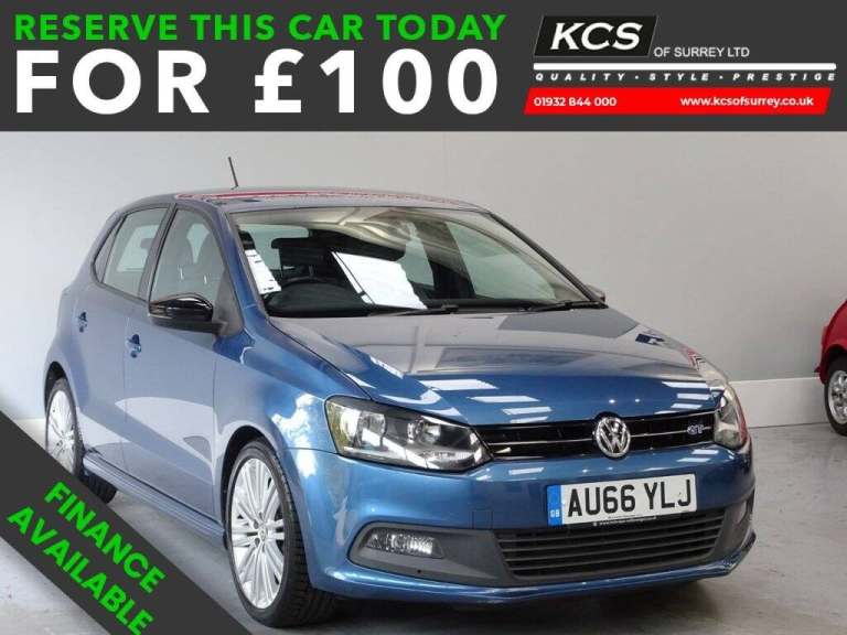 2016 Volkswagen Polo 1.4 TSI BlueMotion Tech ACT BlueGT Hatchback 5dr Petrol Manual Euro 6 (s/s) ...