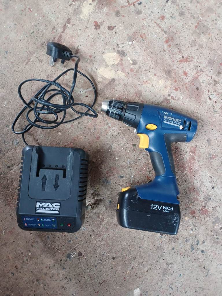 McAllister MDD 12v Cordless Drill With Charger
