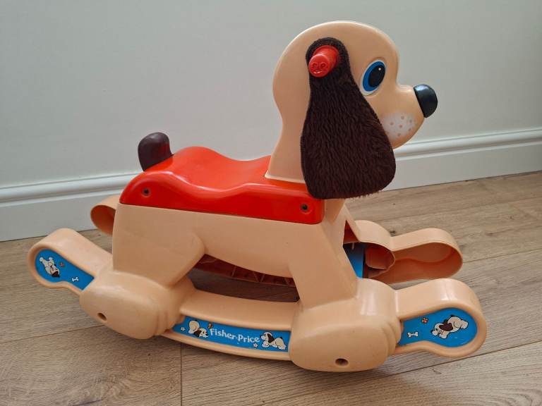 Vintage 1985 Fisher-Price Rocking Puppy – Good Condition