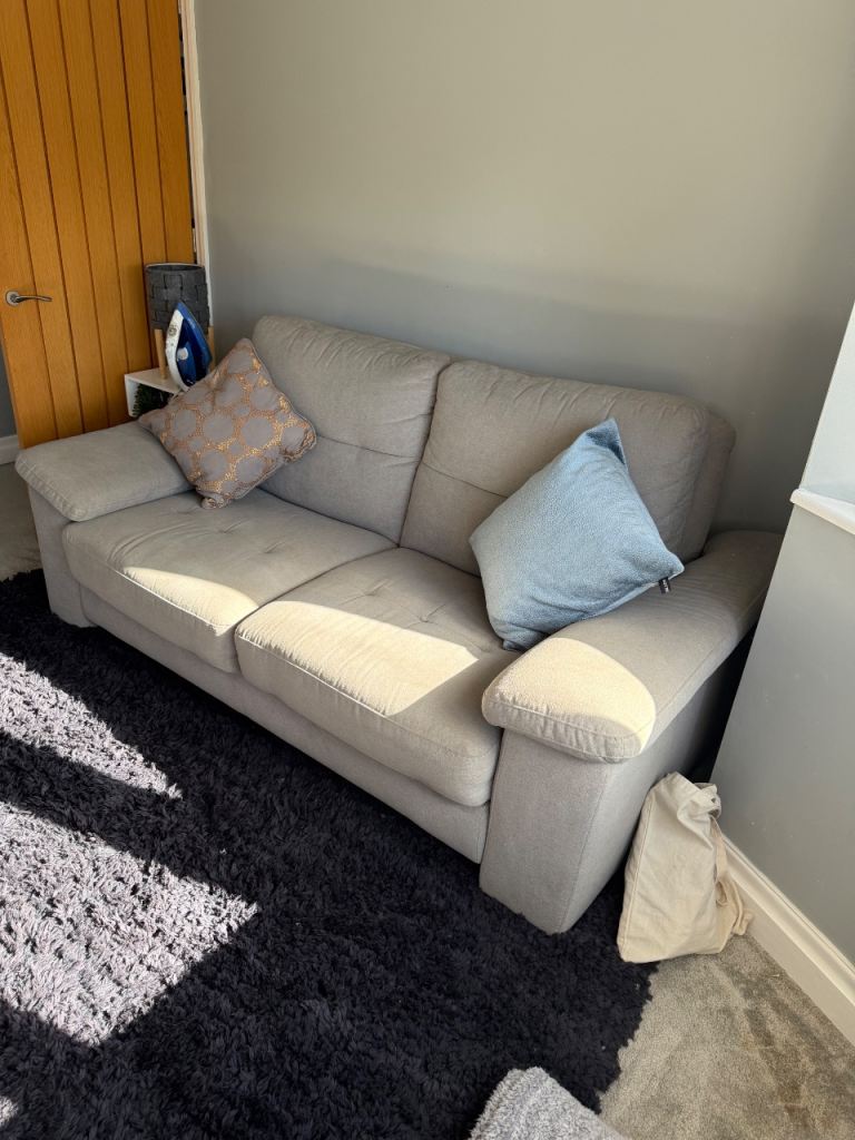 Sofa Bed – grey and hardly used
