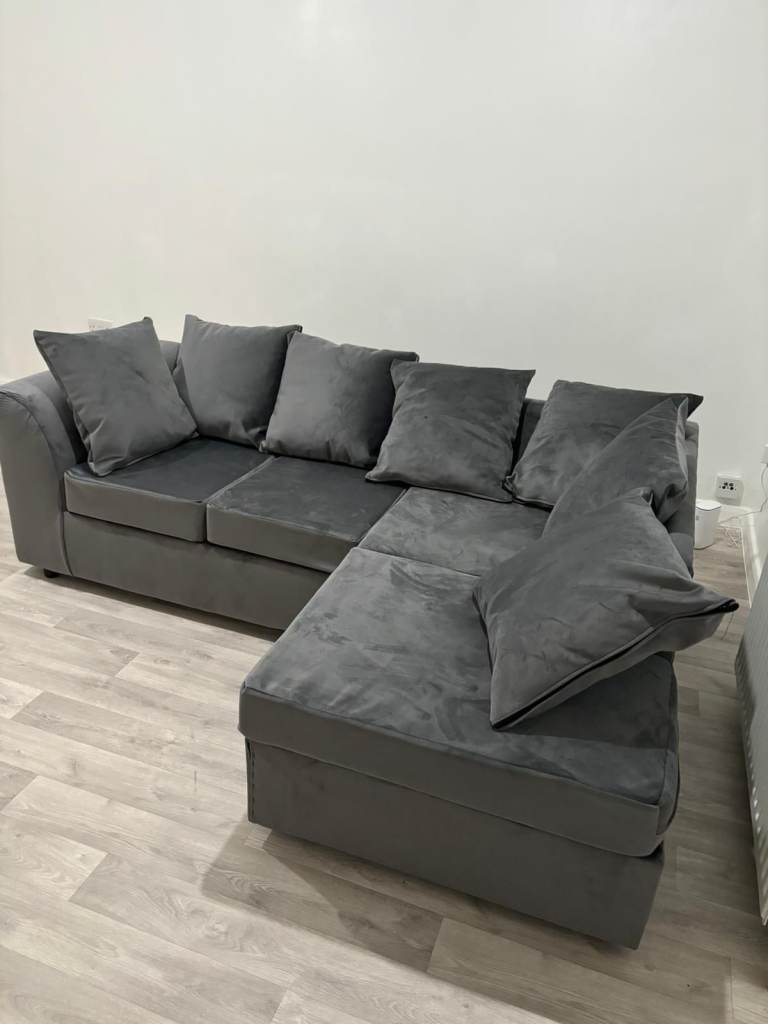 image for Premium Sofa | BRAND NEW DYLAN GREY COLOUR CORNER SOFA - 25% Off Sale | FREE DELIVERY