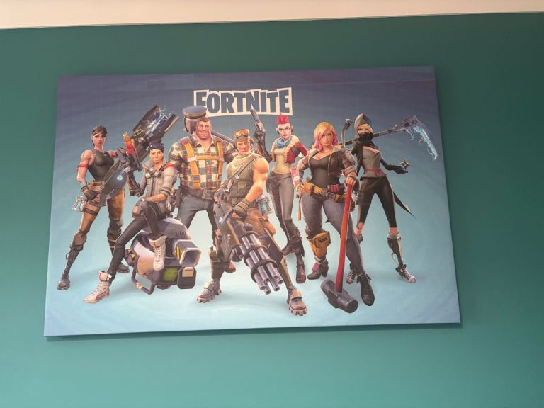 image for excellent condition fortnite canvas large  
