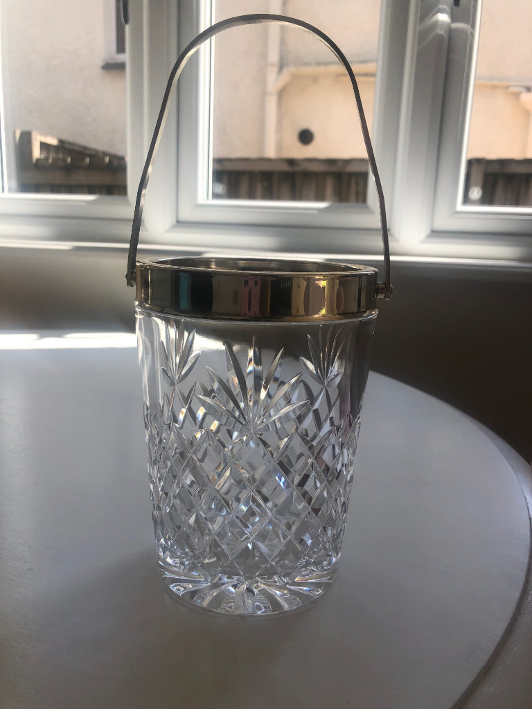 Cut Glass Ice Bucket