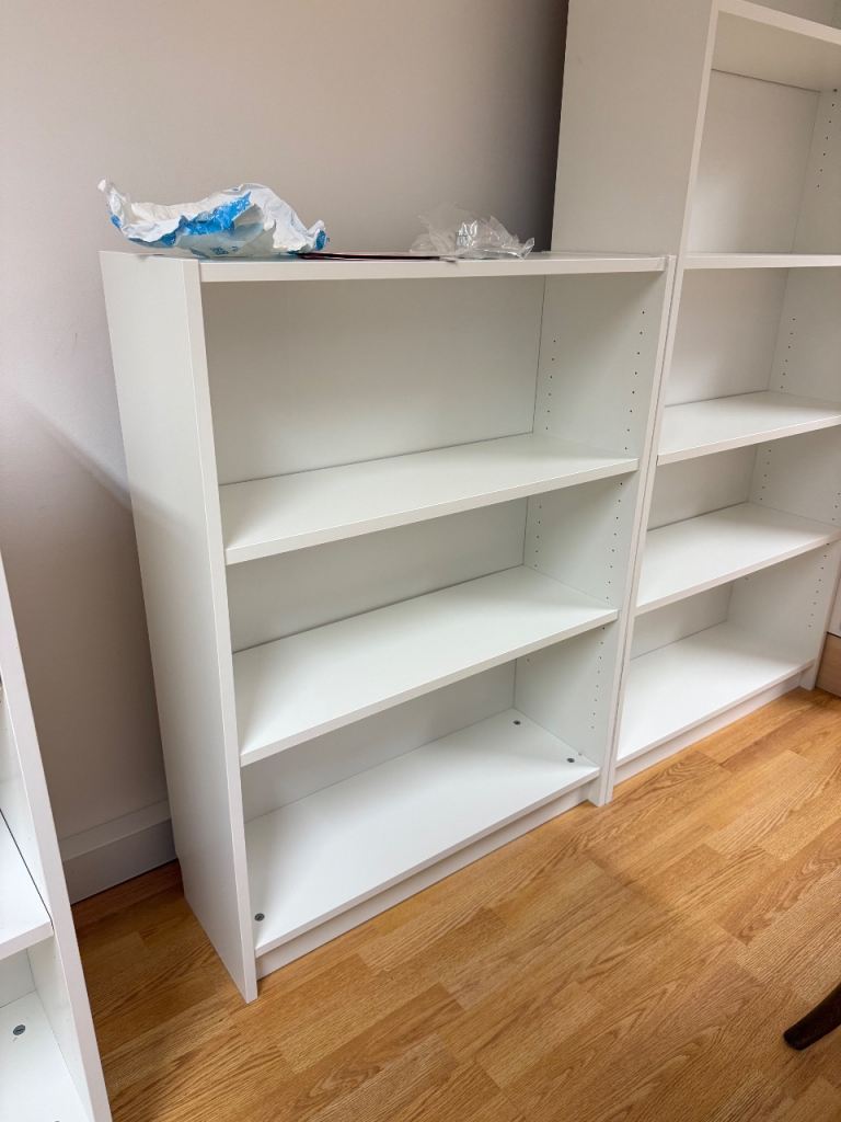 IKEA BILLY BOOKCASE - WHITE - NEEDS TO GO URGENTLY 