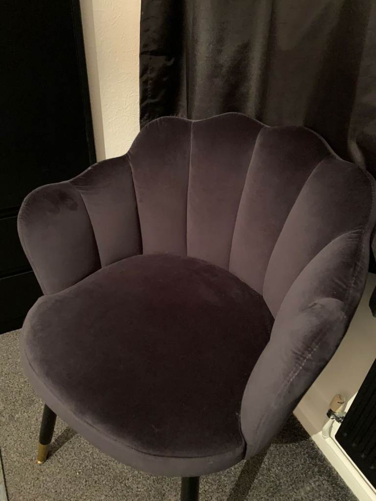 Black Velvet dining chair
