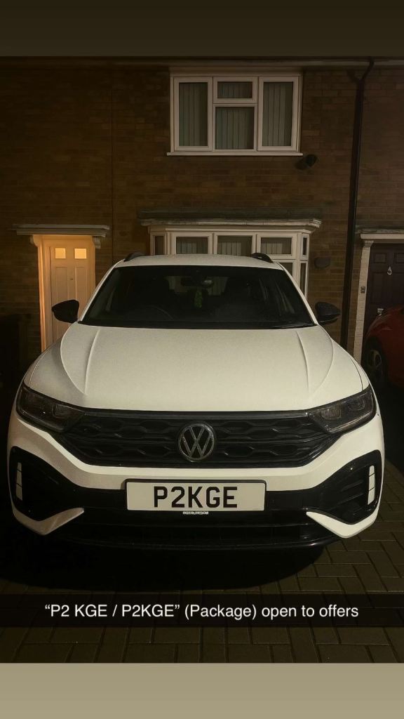 P2KGE - PACKAGE NUMBER PLATE FOR SALE